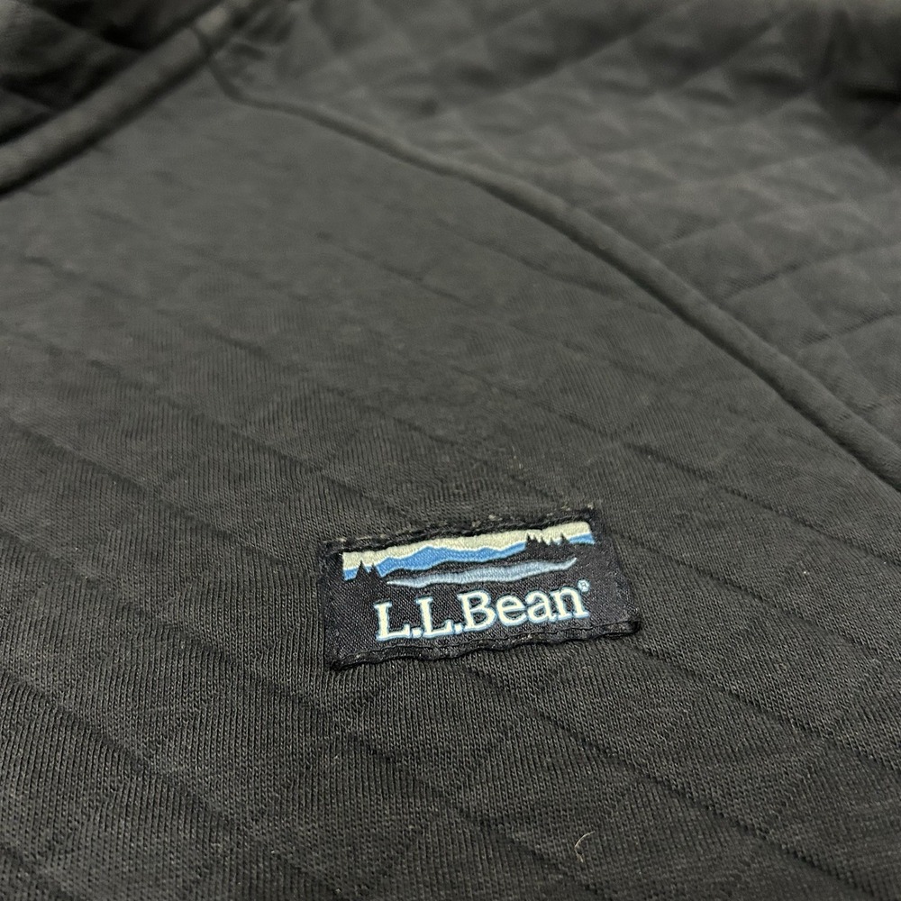 L.L. Bean Quilted 1/4 Sweater Mens XLT Tall Blue Pullover Traditonal Fit (Flaws) - Picture 10 of 10